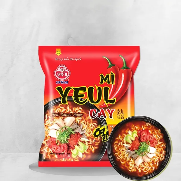 Ảnh Lốc 5 Gói Mì Yeul Cay Ottogivn (5x120g) 4