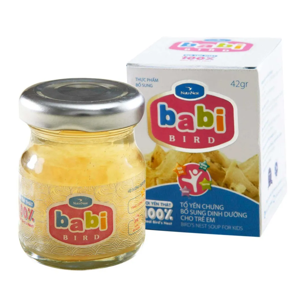 Ảnh Lốc 6 Hũ Nước Yến Sào Cho Trẻ Em Babi Bird - NUTRINEST - (6 hũ x 42g) 4