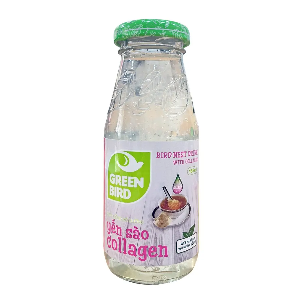 Ảnh Lốc Nước Yến Sào và Collagen - NUTRINEST - 6 chai x 185ml 1