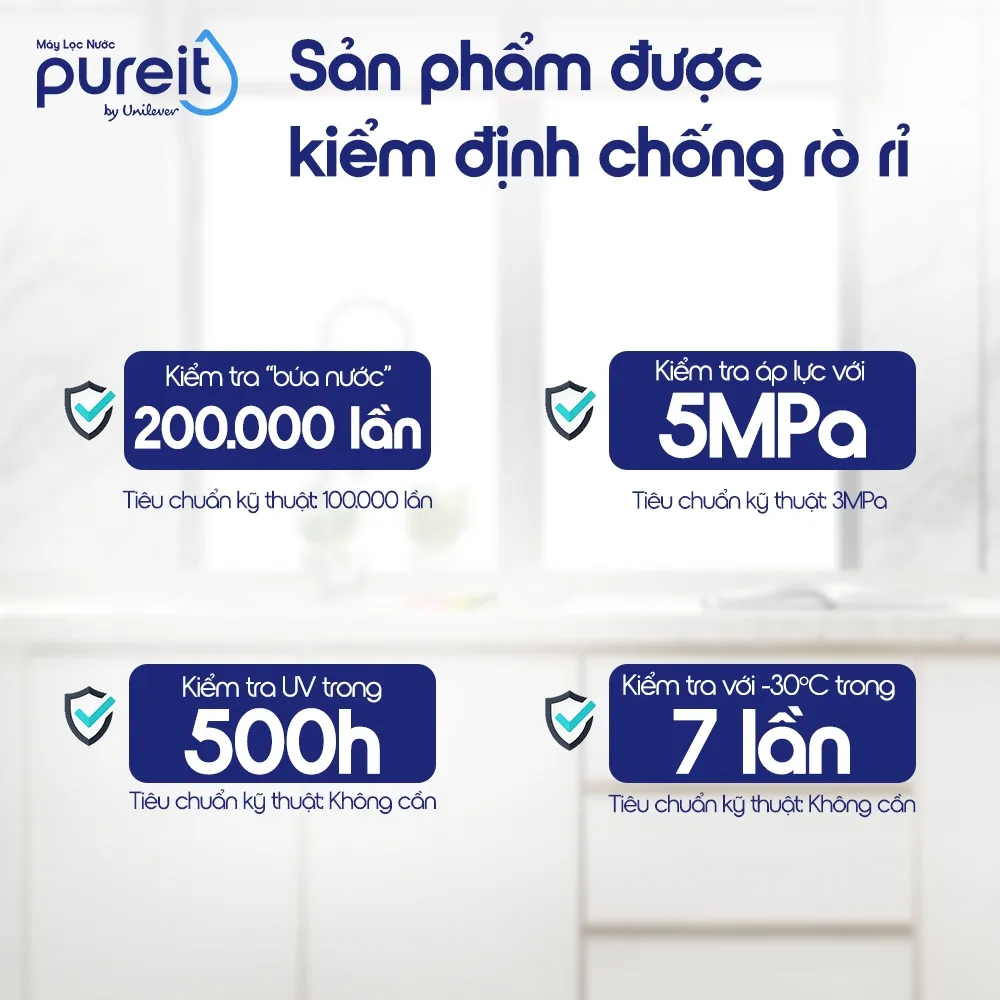 Ảnh Lọc Thô Trong Suốt Âm Tủ Bếp Pureit [BH 12 THÁNG] 4