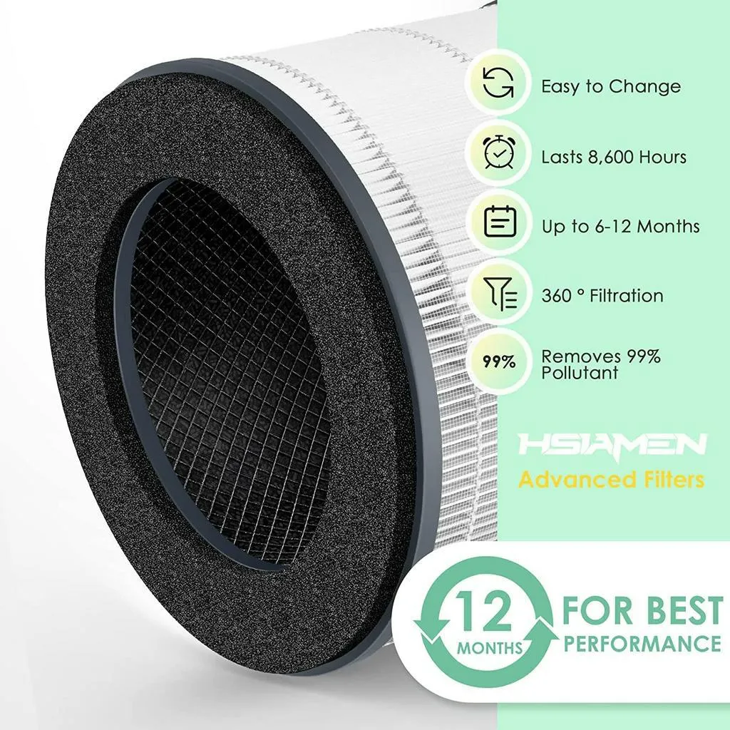 Ảnh Lõi lọc HEPA thay thế của máy lọc không khí Homedics AP-T10 3