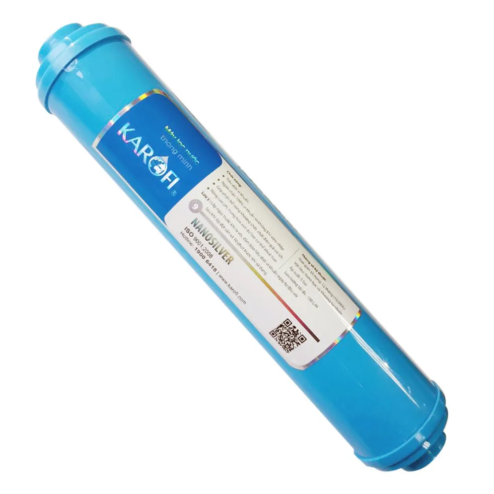 Ảnh Lõi Lọc Karofi Số 9 (Lõi Nano Silver) Hỗ Trợ Tăng Chỉ Số pH, Tạo Nước Kiềm Tính Giúp Trung Hoà Axit 4