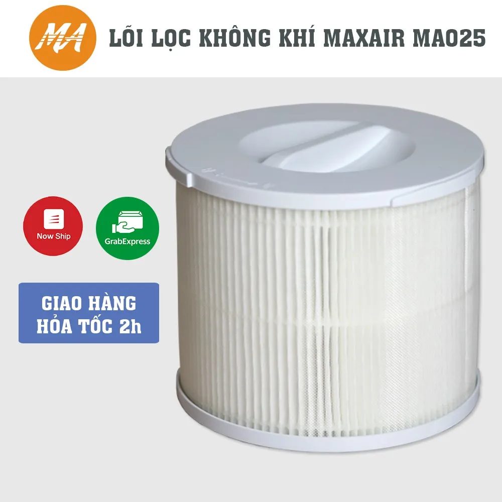 Ảnh Lõi lọc không khí Hepa thay thế máy lọc không khí Max Air MA025, lọc bụi mịn PM2.5, hàng chính hãng 1