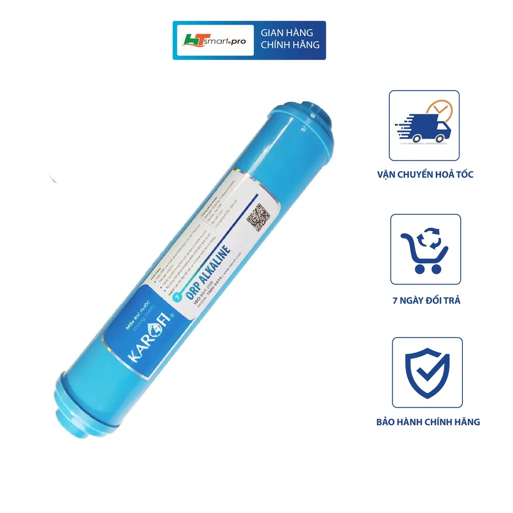 Ảnh Lõi Lọc Nước Karofi Số 7 ORP ALKALINE Hàng Chính Hãng Tăng Cường Chất Lượng Nước 1