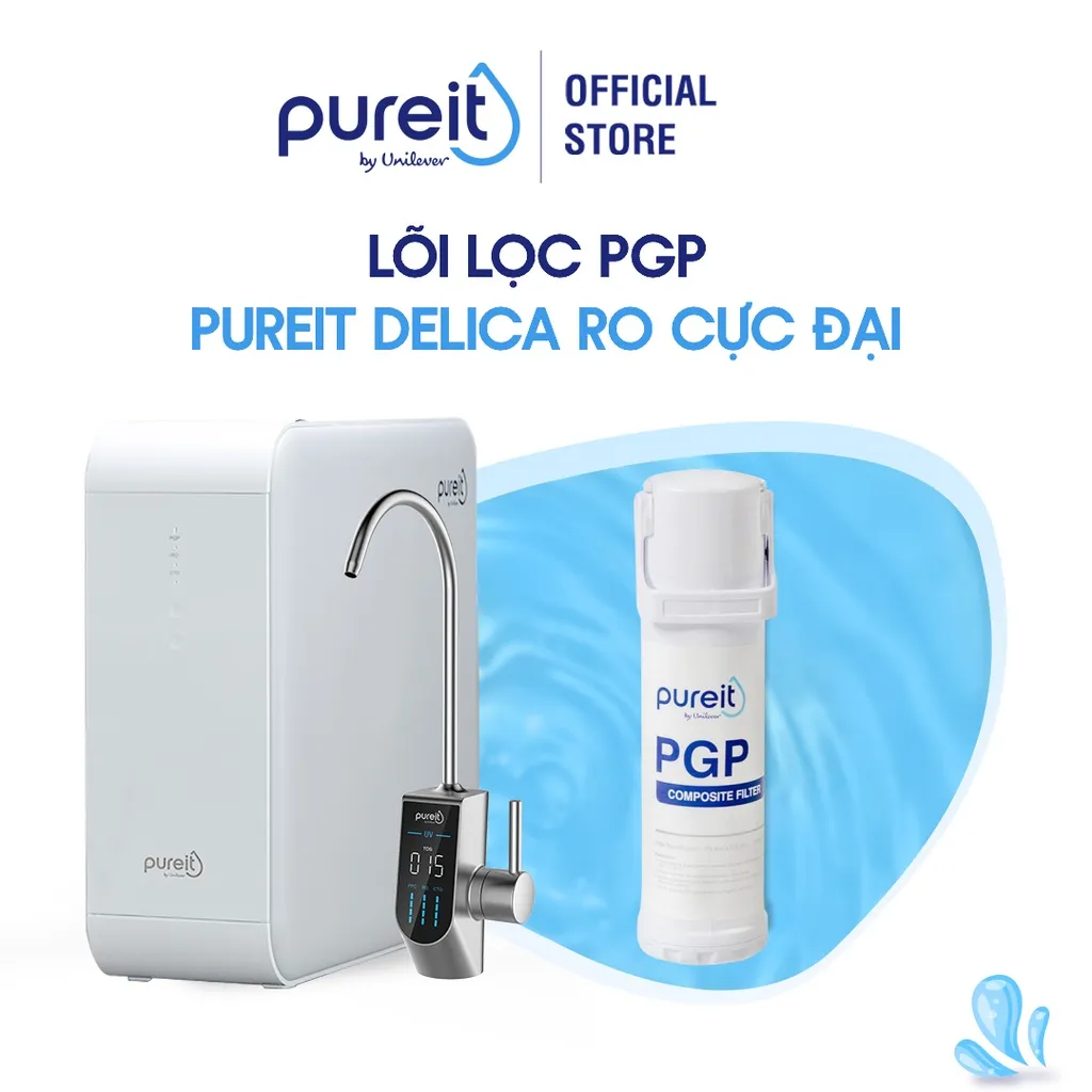 Ảnh Lõi Lọc PGP Pureit Delica UR5840 Âm Tủ Bếp (DIY) 1