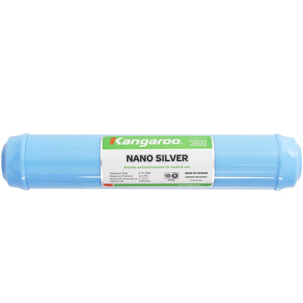 Ảnh Lõi lọc số 5 Kangaroo NANO SILVER ( KTA 10-1 ) 2