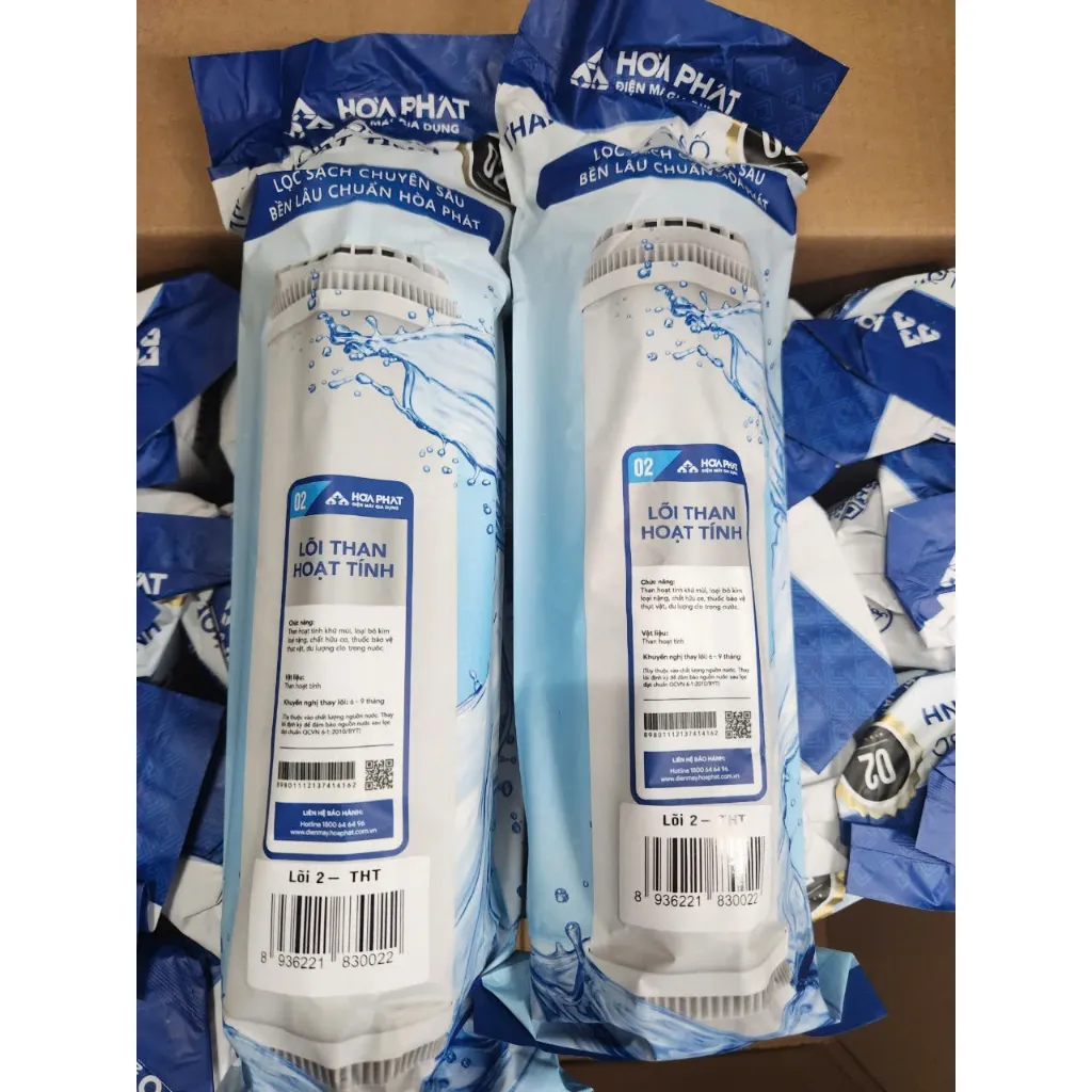 Ảnh Lõi lọc thô Hòa Phát số 2 than hoạt tính- Hàng chính hãng 2