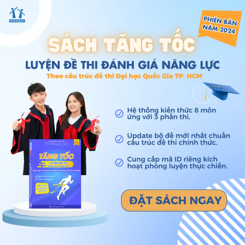 Ảnh Lớp 12 - Tổng hợp bộ sách ôn thi THPT, ĐGNL, ĐGTD - Bí kíp chinh phục Đại học top - Hocmai 3