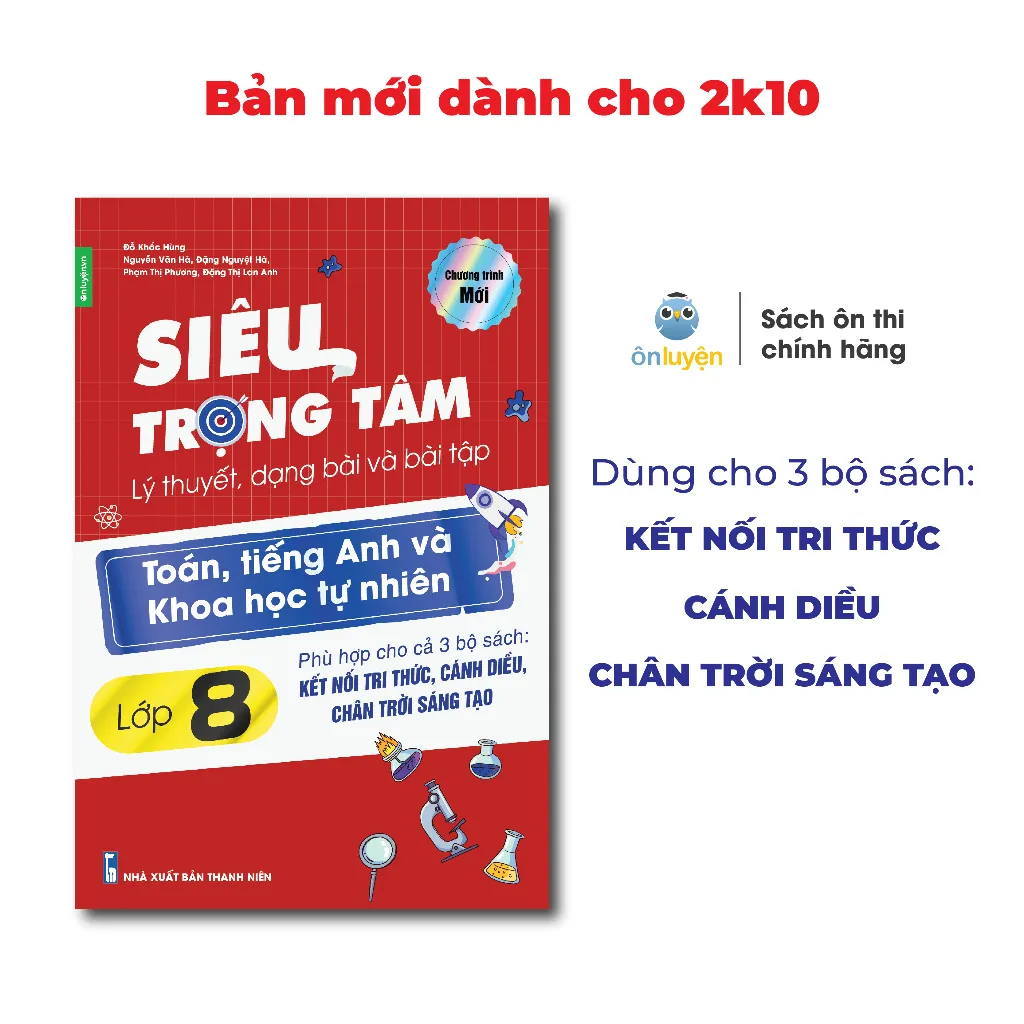 Ảnh Lớp 8 (Bộ Chân Trời )- Combo 2 Sách Siêu trọng tâm TOÁN,TIẾNG ANH, KHTN và Văn,Khoa học xã hội lớp 8 2