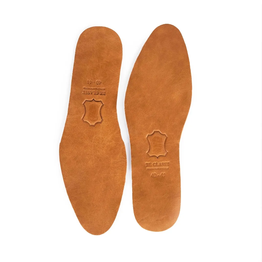 Ảnh Lót Da Giày Tây- Da Bò Mộc Cao Cấp, Thấm Hút mồ Hôi Tốt  - Thương hiệu Be Classy 2