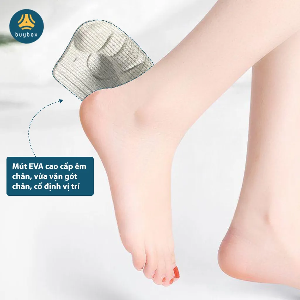 Ảnh Lót giày bảo vệ gót sau dày 6mm giảm size giày, chất liệu cao cấp giúp êm chân - buybox - BBPK230 4