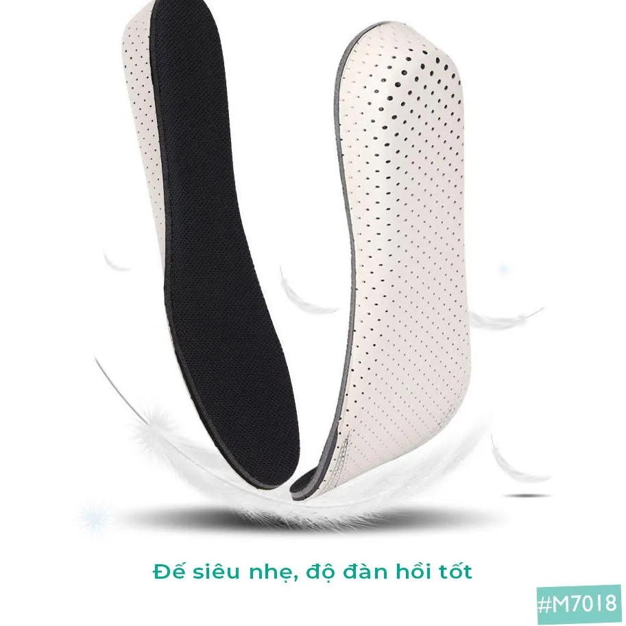 Ảnh Lót Giày Tăng Chiều Cao Cả Bàn và Nửa Bàn Chân Nam Nữ Cao Cấp MINSU M7018 Chuyên Dùng cho Giày Thể Thao Sneaker Độn Đế 4