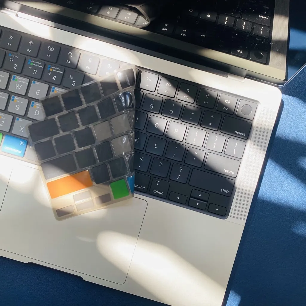 Ảnh Lót Phím Macbook Grey Bản Phím Tắt Mac OS JCPAL Verskin Chống Nước, Chống Bụi Bẩn 4