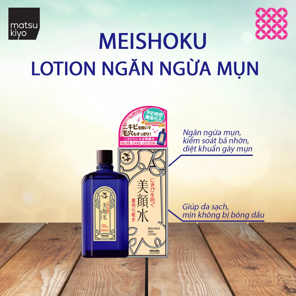 Ảnh Lotion ngăn ngừa mụn Matsukiyo Meishoku Bigansui 90ml 1