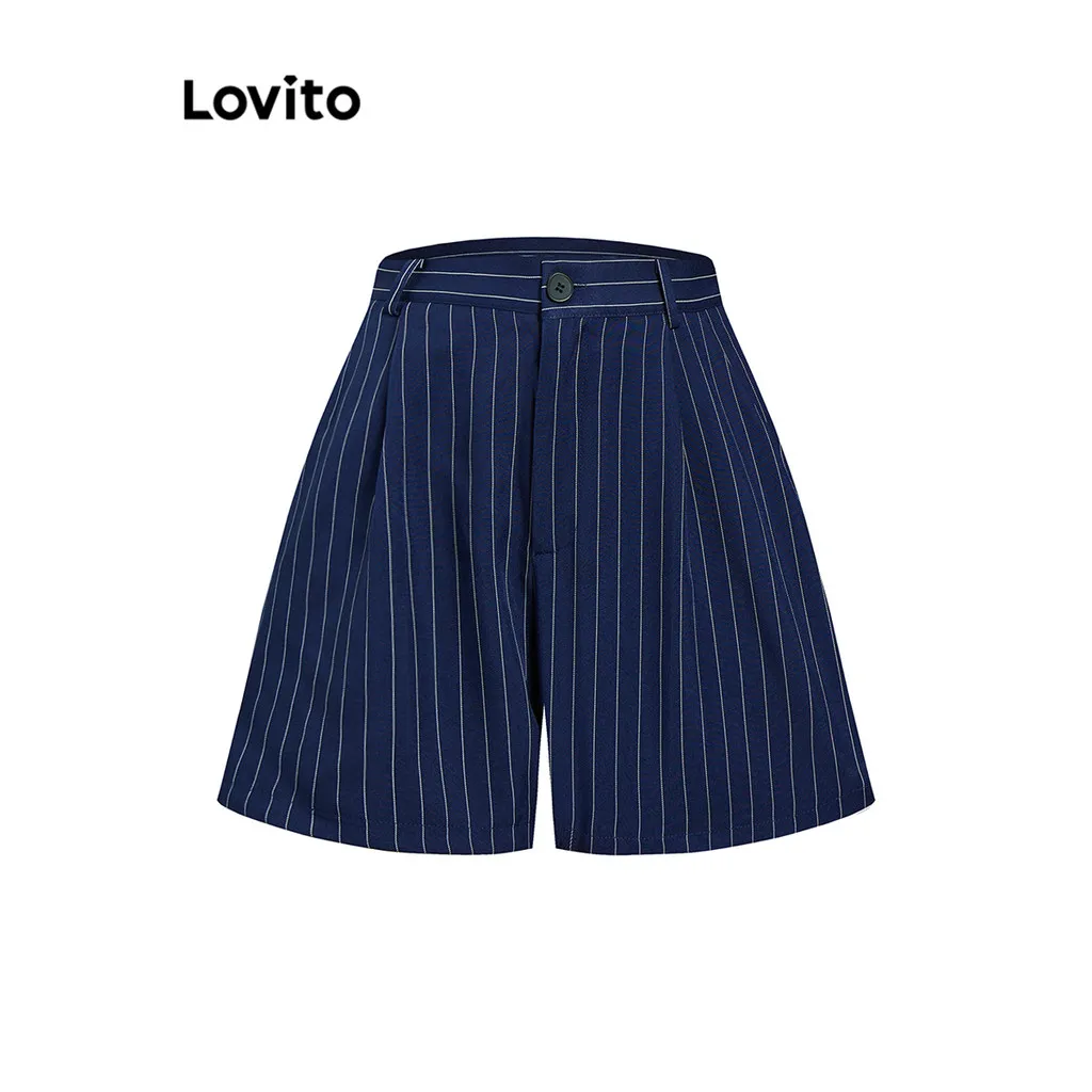Ảnh Lovito Quần short túi sọc thanh lịch dành cho nữ L105MD634 2