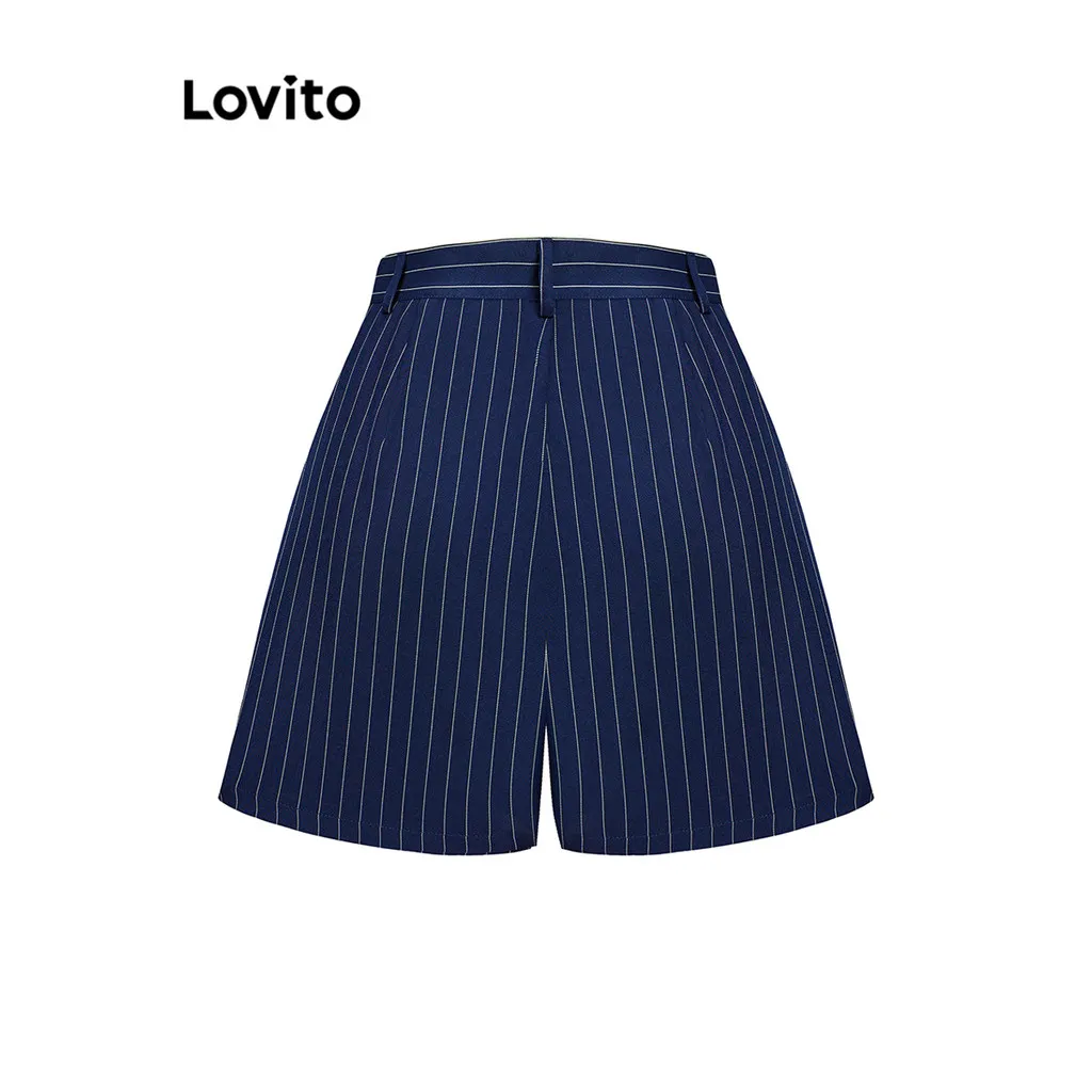 Ảnh Lovito Quần short túi sọc thanh lịch dành cho nữ L105MD634 3