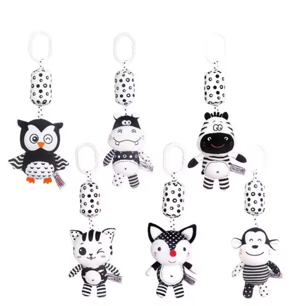 Ảnh Lục Lạc Treo Nôi Cho Bé - Thú Nhồi Bông Treo Xe Đẩy Em Bé Có Chuông Size To 3