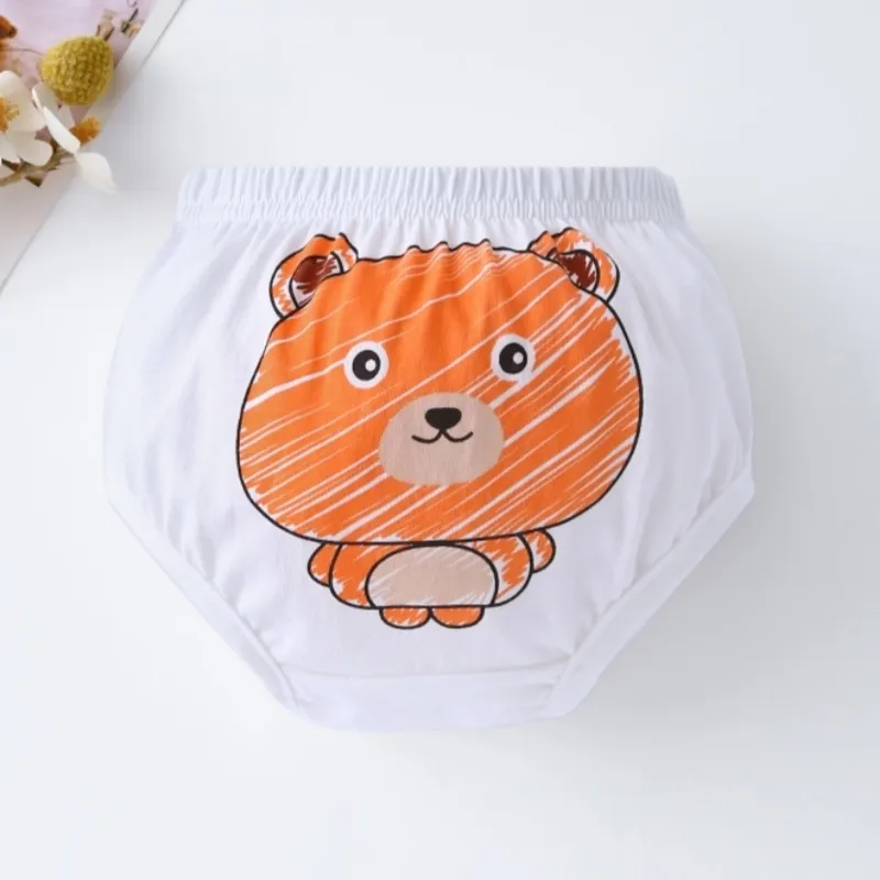 Ảnh Lucky Big Cat® Bé Trẻ Em Bé Trai Và Bé Gái Quần Lót Quần Lót Quần Lót cotton Thời Trang budak lelaki Quần Lót Mặc Quần Short Bên Ngoài Động Vật Dễ Thương 0-4Y 2