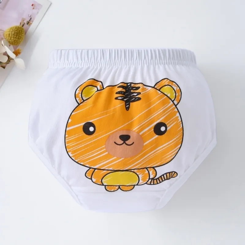 Ảnh Lucky Big Cat® Bé Trẻ Em Bé Trai Và Bé Gái Quần Lót Quần Lót Quần Lót cotton Thời Trang budak lelaki Quần Lót Mặc Quần Short Bên Ngoài Động Vật Dễ Thương 0-4Y 3