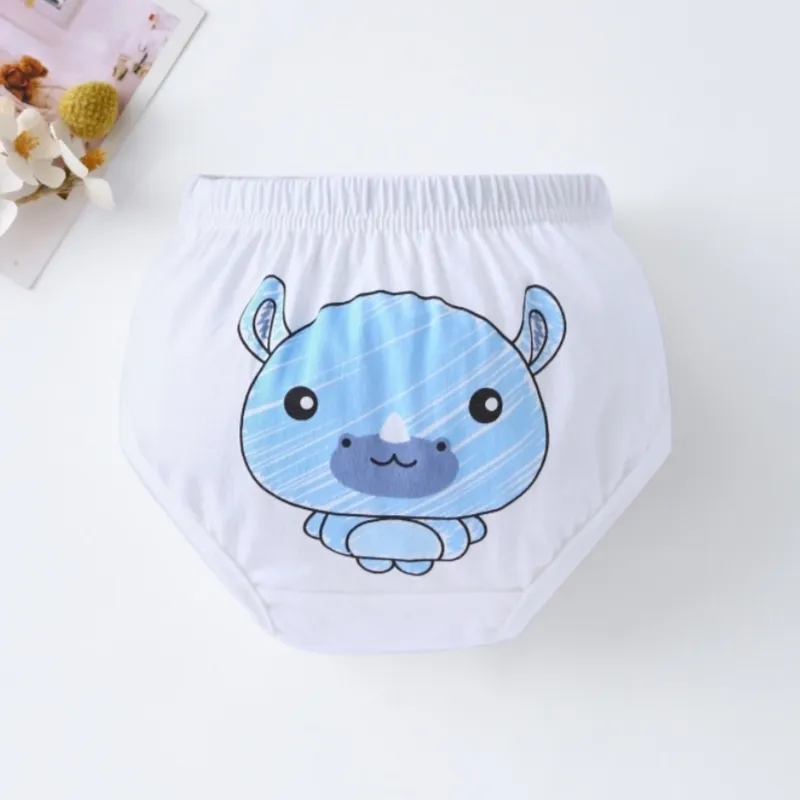 Ảnh Lucky Big Cat® Bé Trẻ Em Bé Trai Và Bé Gái Quần Lót Quần Lót Quần Lót cotton Thời Trang budak lelaki Quần Lót Mặc Quần Short Bên Ngoài Động Vật Dễ Thương 0-4Y 4