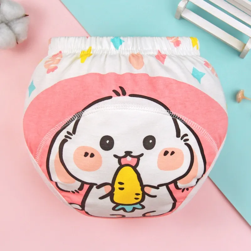 Ảnh LUCKY BIG CAT - Quần tập đi vệ sinh cho trẻ em 6 lớp Quần lót học tập cho bé Quần tã vải vệ sinh 2