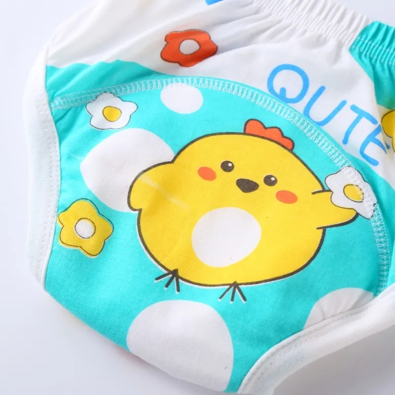 Ảnh LUCKY BIG CAT - Quần tập đi vệ sinh cho trẻ em 6 lớp Quần lót học tập cho bé Quần tã vải vệ sinh 4