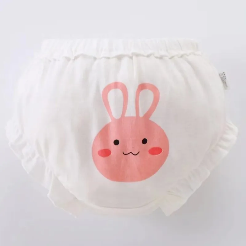 Ảnh Lucky Big Cat®100% Cotton Nguyên Chất Trẻ Em Bé Gái Quần Lót Boxer Bé Trẻ Em Đáng Yêu Dễ Thương Quần Lót Mềm Mại 0-4 Tuổi Bé Gái 2