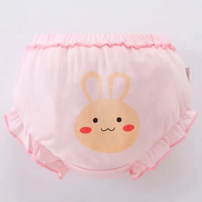 Ảnh Lucky Big Cat®100% Cotton Nguyên Chất Trẻ Em Bé Gái Quần Lót Boxer Bé Trẻ Em Đáng Yêu Dễ Thương Quần Lót Mềm Mại 0-4 Tuổi Bé Gái 3