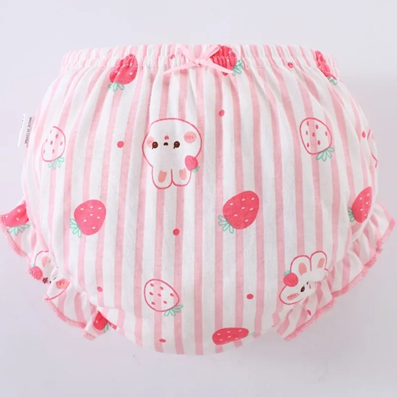 Ảnh Lucky Big Cat®Bốn mùa mới có thể mặc mùa hè dễ thương in bé đồ lót trẻ em 100% cotton gấu nhỏ 0-4Y ngoài trời 3