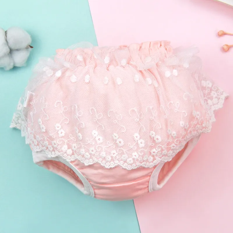 Ảnh Lucky Big Cat®Lolita phong cách bé quần lót bé gái cotton bé quần lót bé gái quần short bé công chúa tam giác mặc bên ngoài 4