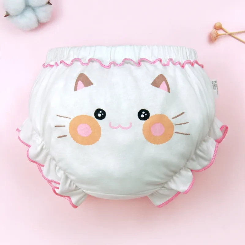 Ảnh Lucky Big Cat®Quần Trẻ Em Bargain 0-4Y Bé Gái Undies Quần COD Dễ Thương 100% cotton Trẻ Em Võ Sĩ Hoạt Hình Quần Short Cho Bé 1