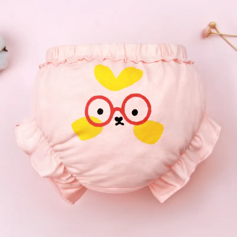 Ảnh Lucky Big Cat®Quần Trẻ Em Bargain 0-4Y Bé Gái Undies Quần COD Dễ Thương 100% cotton Trẻ Em Võ Sĩ Hoạt Hình Quần Short Cho Bé 4