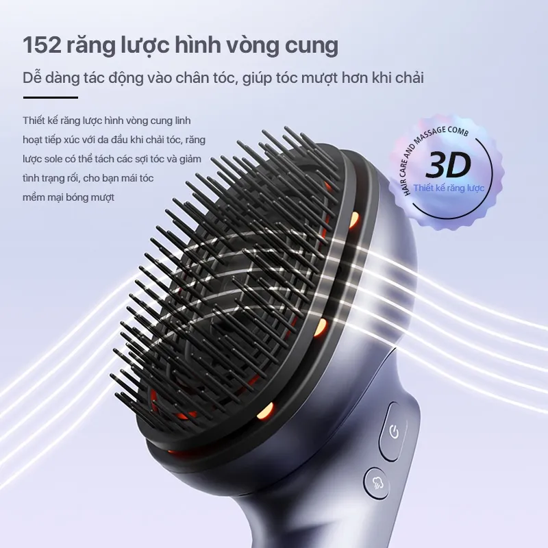 Ảnh Lược Điện Massage Da Đầu PHILIPS 1511-massage giảm căng thẳng và kích thích tuần hoàn máu,tinh dầu dưỡng ẩm chăm sóc tóc 3