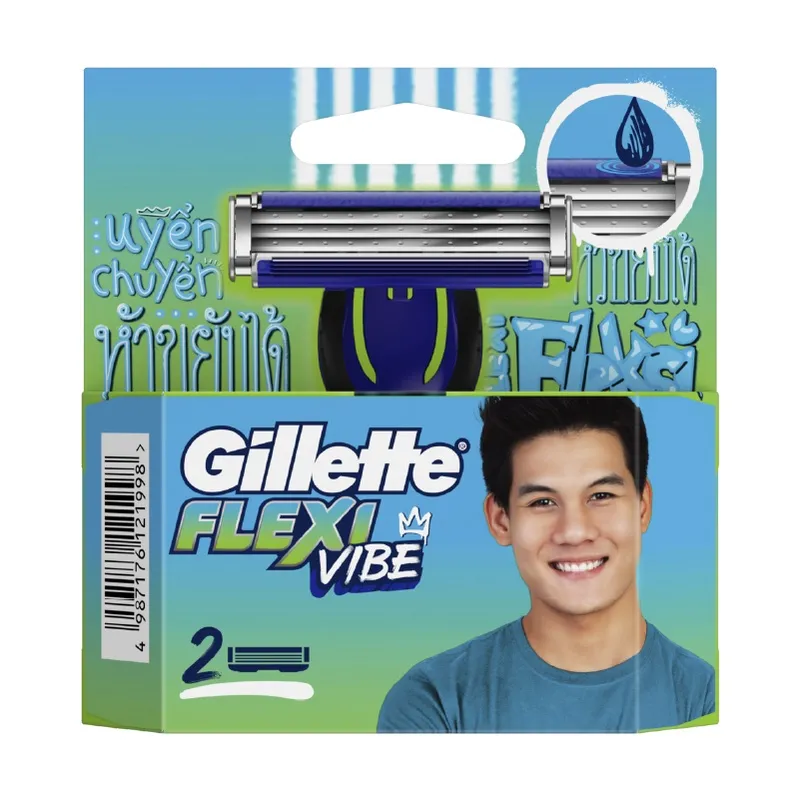Ảnh Lưỡi Dao Cạo GILLETTE Flexi Vibe - Hộp 2 Lưỡi 1