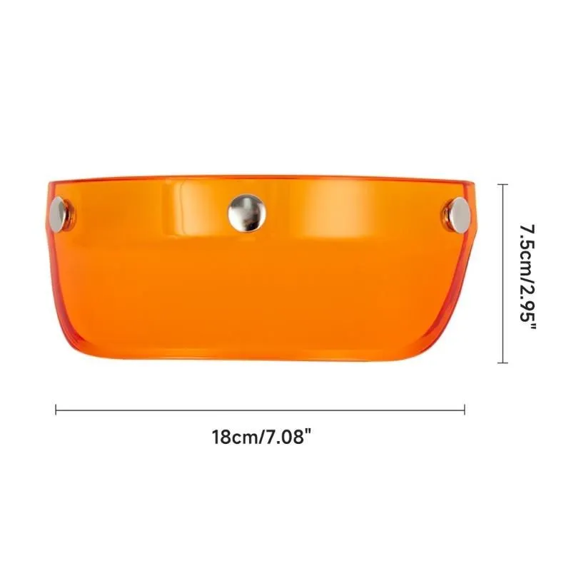 Ảnh Lưỡi Trai Gắn Nón Bảo Hiểm 1/2 , 3/4 Napoli - Nhựa ABS Nguyên Sinh - Cao Cấp 4