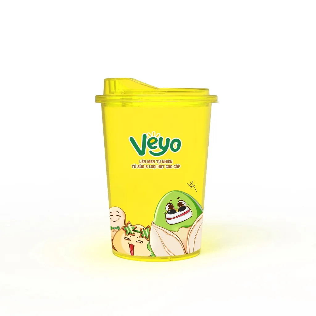 Ảnh Ly nhựa Veyo có nắp 500ml - màu ngẫu nhiên 2