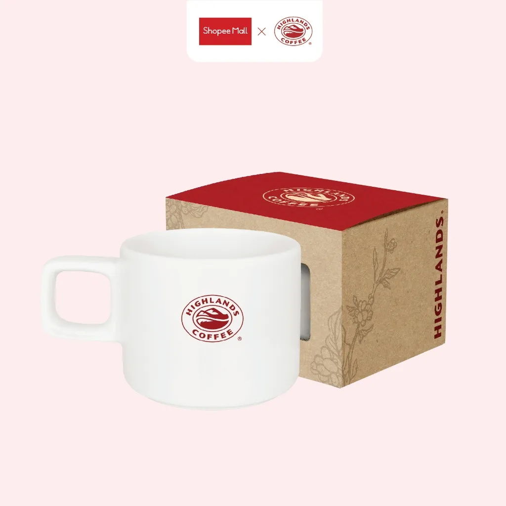 Ảnh Ly sứ màu đỏ/trắng CUP280.C010H (màu ngẫu nhiên) 2