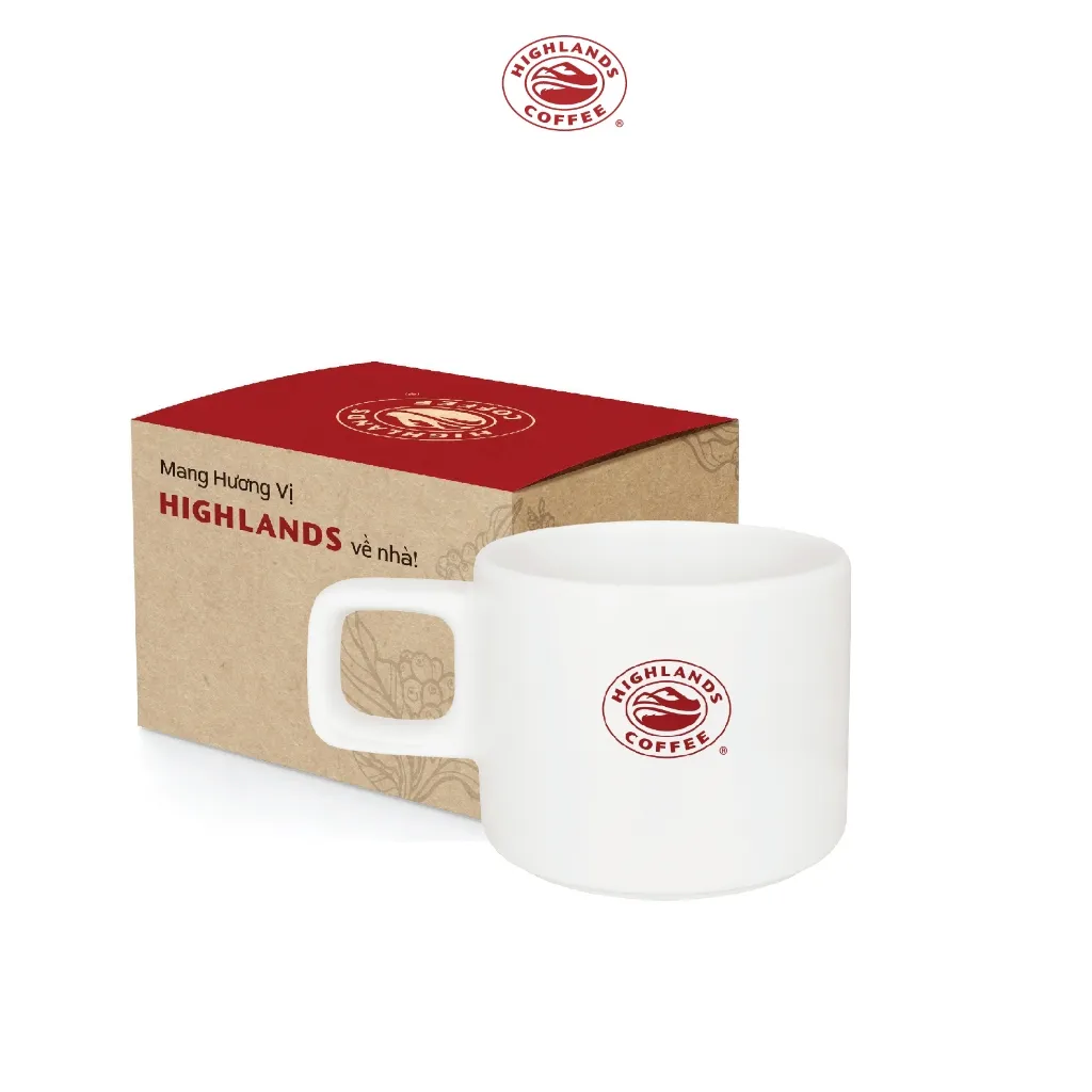 Ảnh Ly sứ màu đỏ/trắng CUP280.C010H (màu ngẫu nhiên) 3