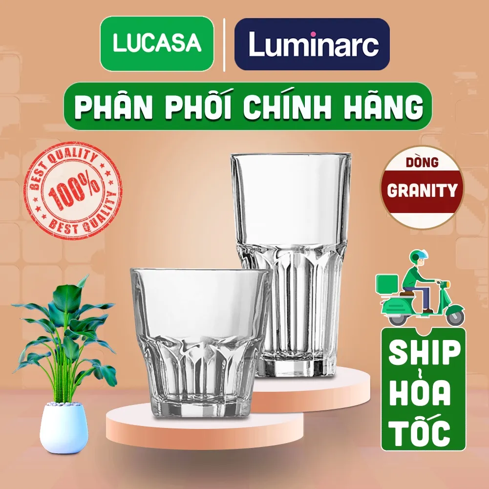 Ảnh Ly Thủy Tinh Arcoroc Granity - Loại Cường Lực | Phân Phối Chính Hãng 1