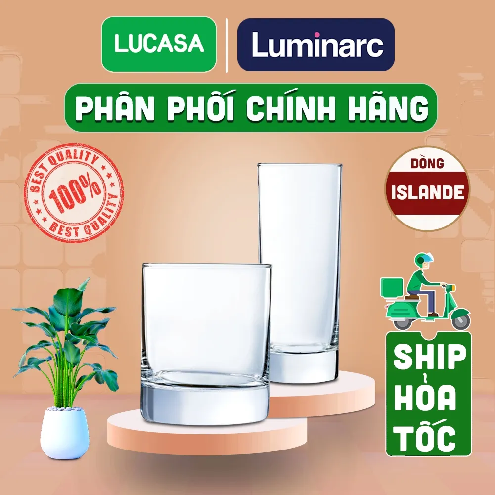 Ảnh Ly Thủy Tinh Luminarc Islande | Phân Phối Chính Hãng 1