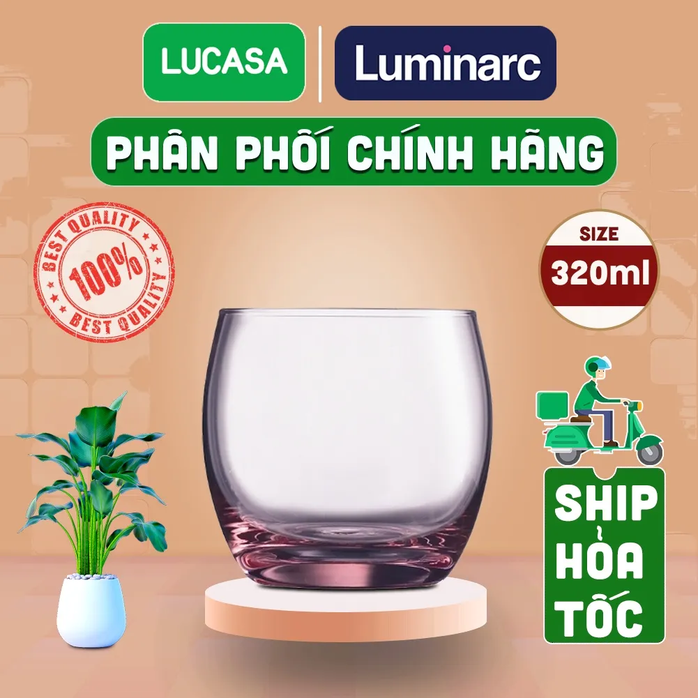 Ly Thủy Tinh Luminarc Salto Pink 320ml - Mua Ngay Ly Hồng Cao Cấp