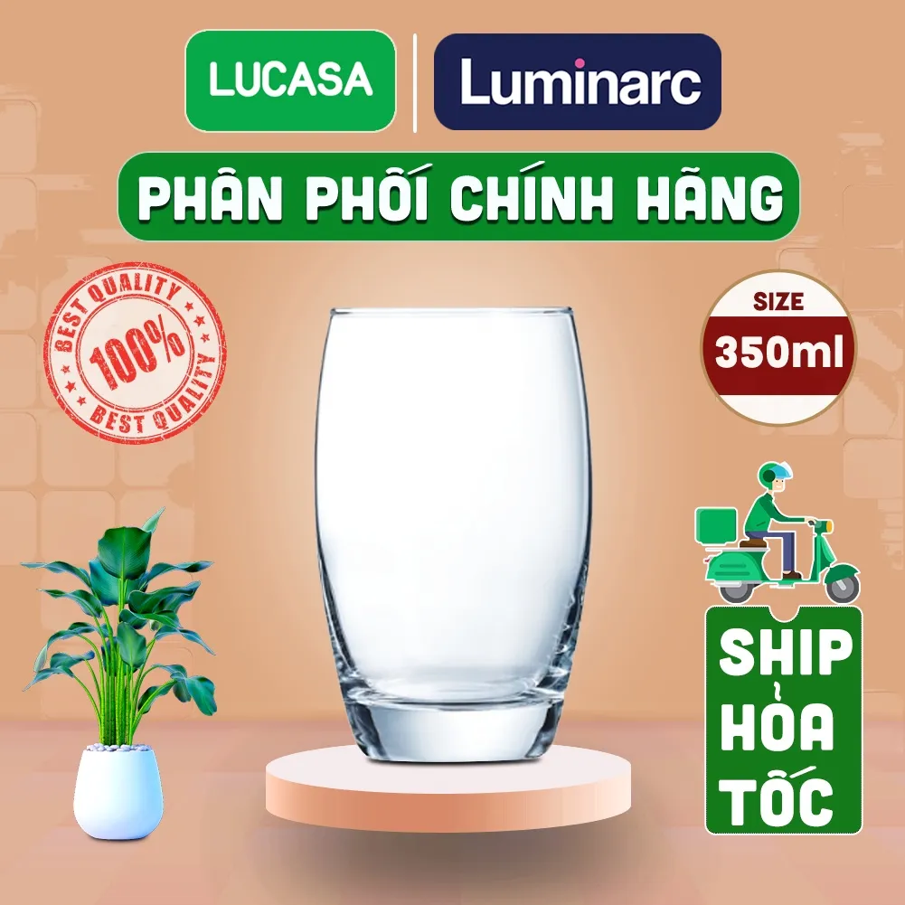 Ảnh Ly Thủy Tinh Luminarc Salto 350ml - Loại Cao L2560 | Phân Phối Chính Hãng 1