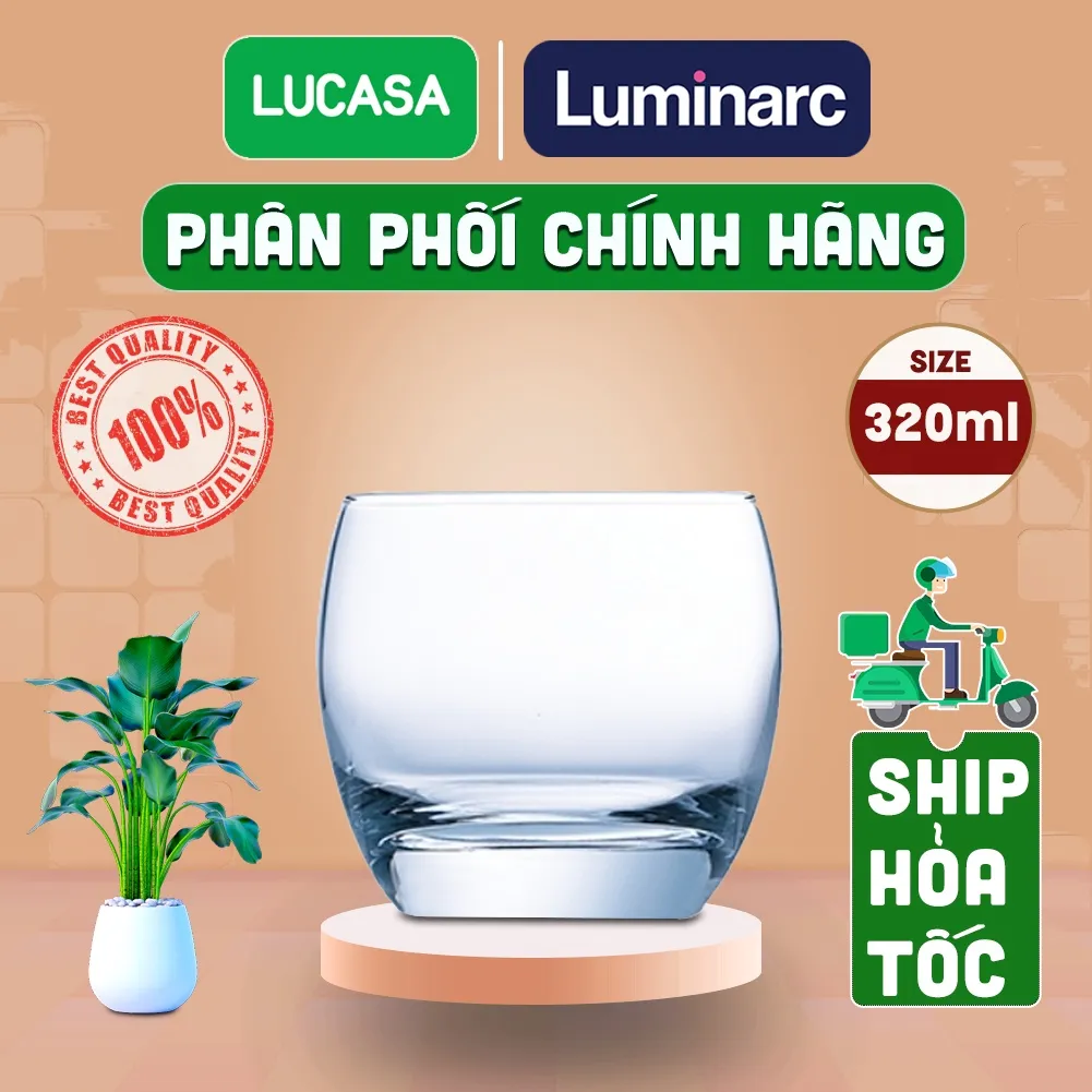 Ảnh Ly Thủy Tinh Luminarc Salto 320ml - Loại Thấp L2562 | Phân Phối Chính Hãng 1