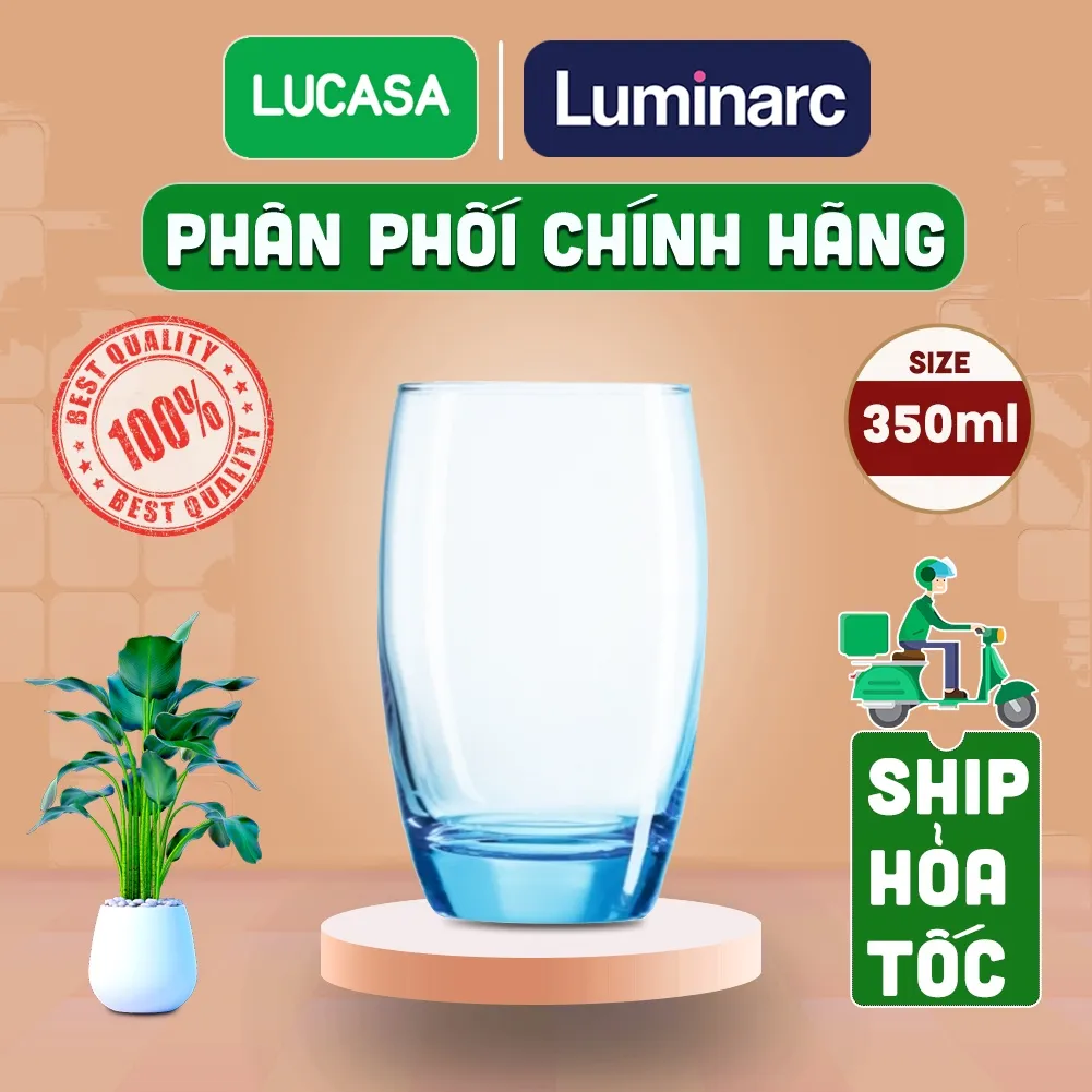 Đánh Giá Ly Thủy Tinh Luminarc Salto Blue 350ml L1585 | Bền Đẹp, An Toàn, Giá Tốt