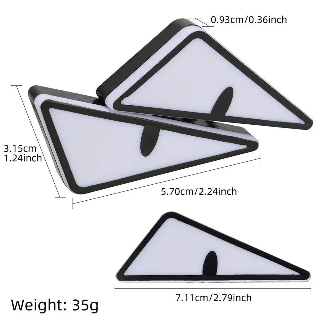 Ảnh Lymoyo 1 Bộ Xe Máy Tam Giác Mắt Đèn Pha Mắt Quỷ LED 12V Đèn Cảnh Báo Sửa Đổi Xe Ô Tô Và Xe Máy 2