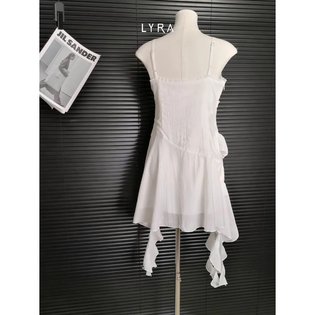 Ảnh LYRA - Váy 2 dây dáng ngắn tầng phối viền rua - CSYVD0142 4