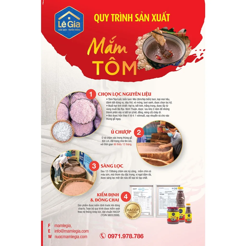 Ảnh Mắm tôm ngon Lê Gia Thanh Hóa - chai PET 225ml 3