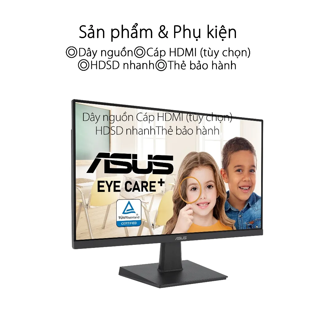 Ảnh Màn Hình ASUS VA27EHF 27" IPS 1ms MPRT 100Hz Viền Mỏng Bảo Vệ Mắt 4