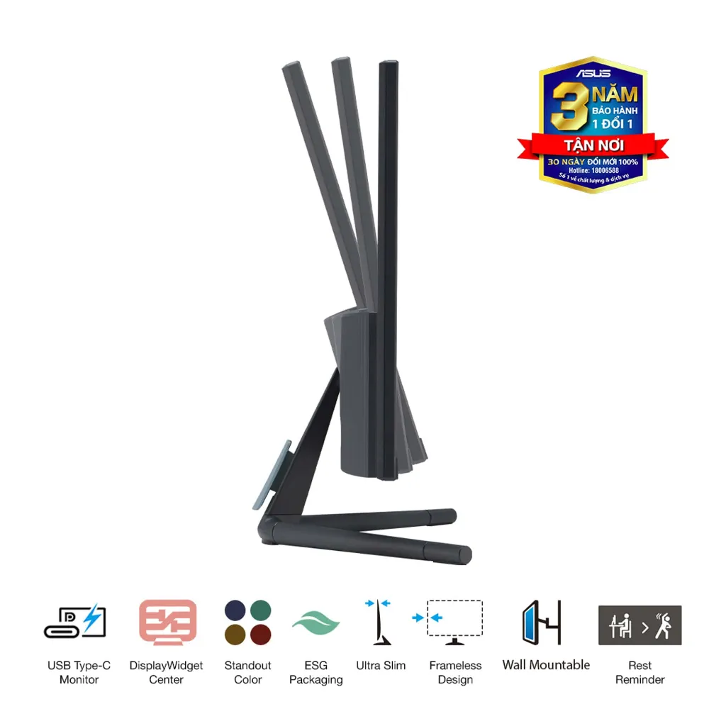 Ảnh Màn hình ASUS VU249CFE-B 23.8 inch FHD IPS 100Hz 1ms 4