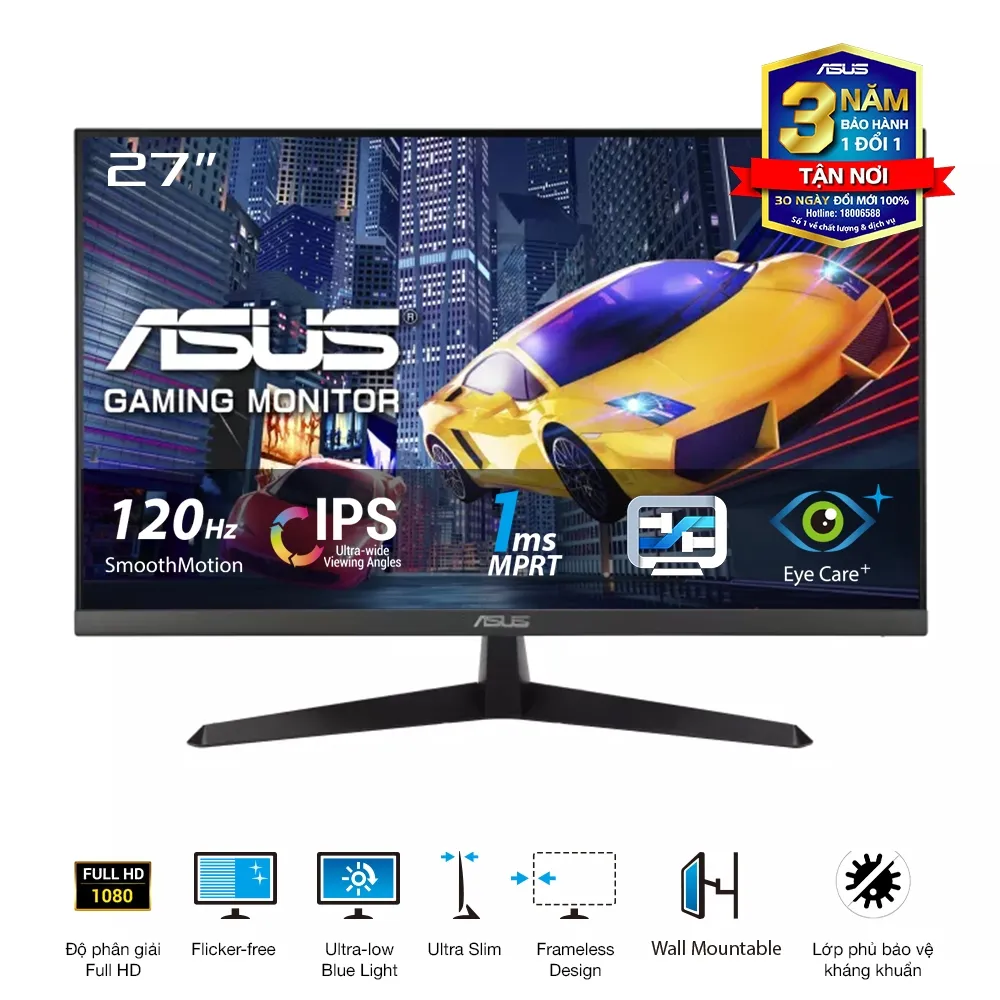 Ảnh Màn Hình ASUS VY279HGR (27 inch - IPS - FHD - 120Hz - 1ms) 1